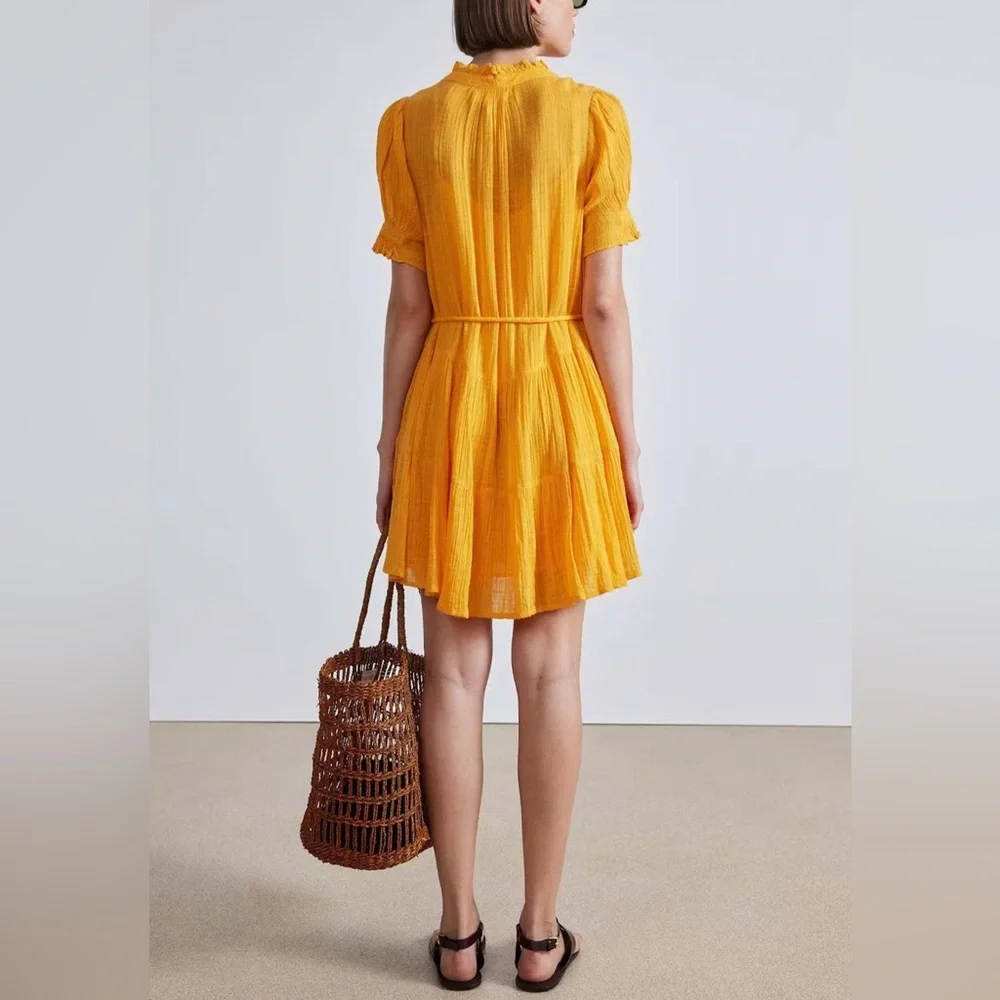 Apiece Apart Las Alturas Dress - Tangelo - Picture 4 of 4